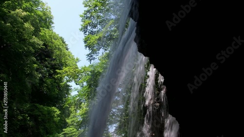 雷滝の飛沫