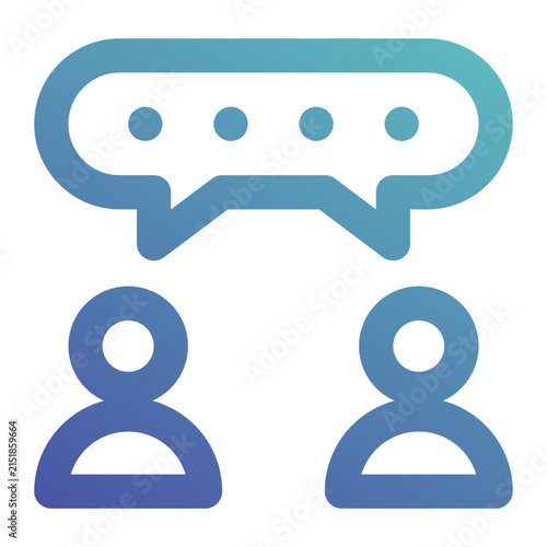 conversation icon for illustration