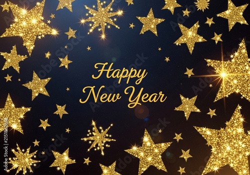 Golden Sparkle Wishes: A Glimmering New Year's Eve Dream