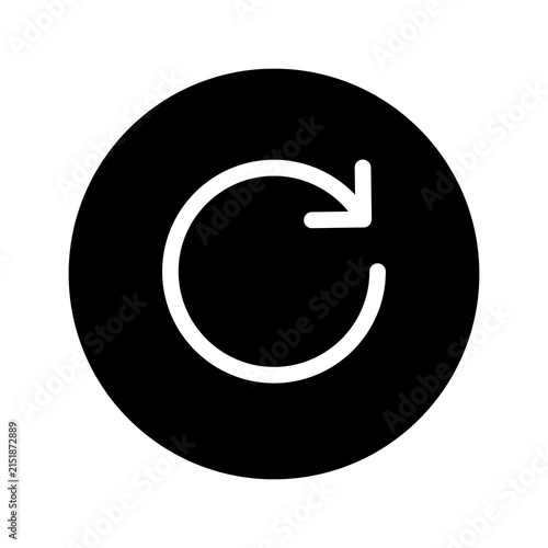 Konstfotografi Refresh Reload Icon Circular Arrow Sync Update Button UI PNG Transparent