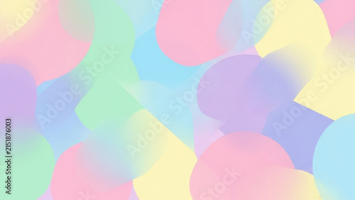 Colorful abstract background overlap layer on bright space with circles effect decoration. Modern graphic design element multicolor style concept for web banner, art, flyer, card, or brochure cover