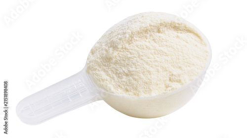 Fotografía Plastic scoop filled with fine white powder