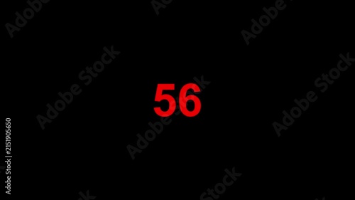 Count up from 0 to 100, number counter and loading bar animation, 100% progress rendering.