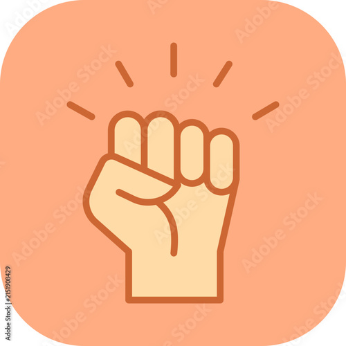 Tapety artystyczne Protest Vector Icon