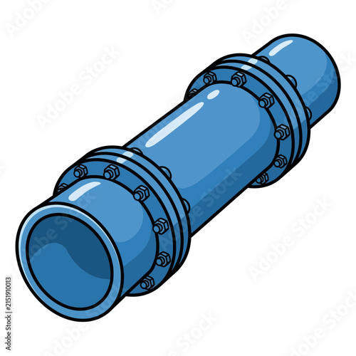 Crisp Water Supply Construction Pipe Professional Photo