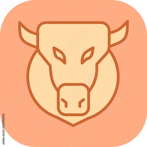 Bison Vector Icon