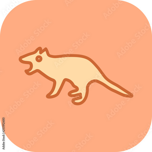Tasmanian Devil Vector Icon