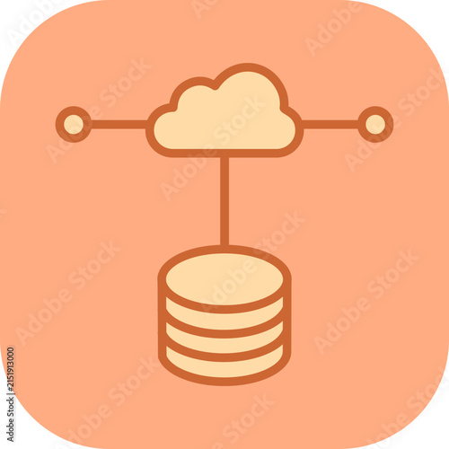 Secure Data Center Vector Icon