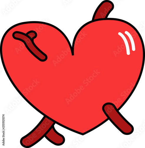 heart with a heart