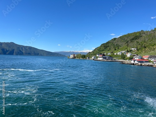 Sognefjord (King of the Fjords) in Norway, Nordic Countries	