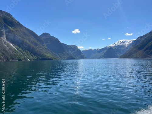 Sognefjord (King of the Fjords) in Norway, Nordic Countries	