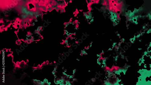 Artistic fluid motion graphics loop with colorful watercolor patterns and flowing paint textures on a black background, designed for visualizers, digital wallpapers, and creative content.