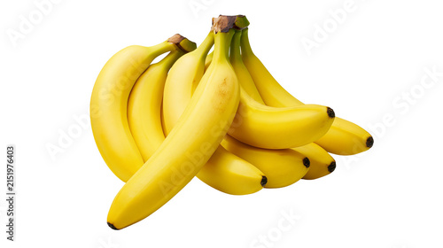 Bunch of ripe yellow bananas