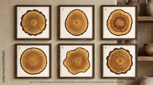 set of wooden signs
