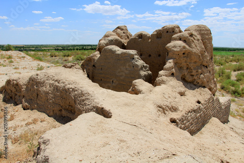 The ruins of the historic city of Poykent are located in the countryside of the Bukhara region. Founded in the 4th century BC, the city is on the UNESCO World Heritage Tentative List.