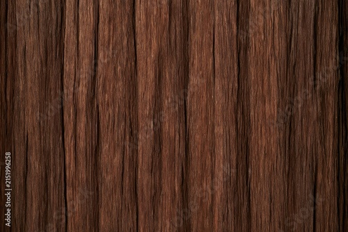 Richly textured dark brown wood grain pattern with vertical lines