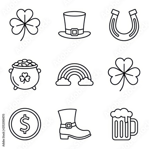 St Patrick's Day icons