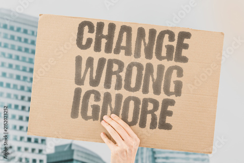 Foto "Change wrong ignore" A small error at checkout is not worth the hassle of fixing