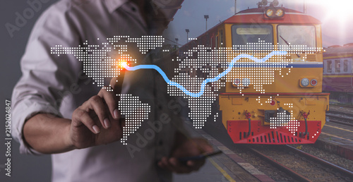 Efficient logistics network managing goods, transportation, delivery, and supply chains.