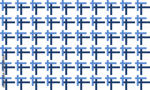 conner two tone blue grid, seamless geometric pattern, blue rectangular block, seamless pattern, Abstract seamless geometric pattern. Geometric grid texture with plus cross grid sign