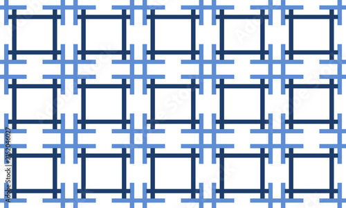 two tone blue, seamless geometric pattern, blue rectangular block, seamless pattern, Abstract seamless geometric pattern. Geometric grid texture with plus cross grid sign