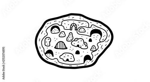 Photography cell structure biology illustration.