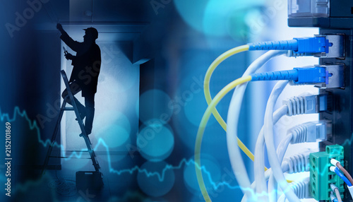Canvas Print Telecommunications maintenance