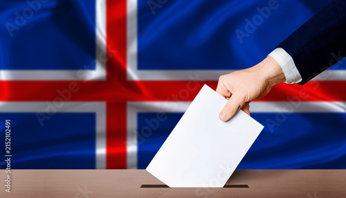 Foto Iceland Election vote