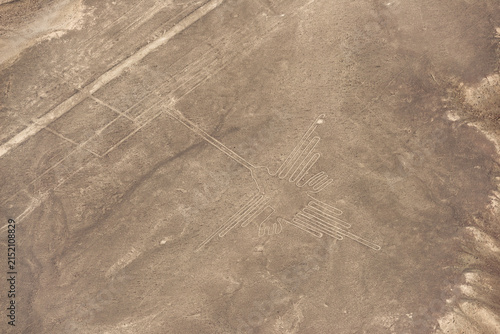 Aerial View of Nazca Lines, Peru - Geometric Earth Art