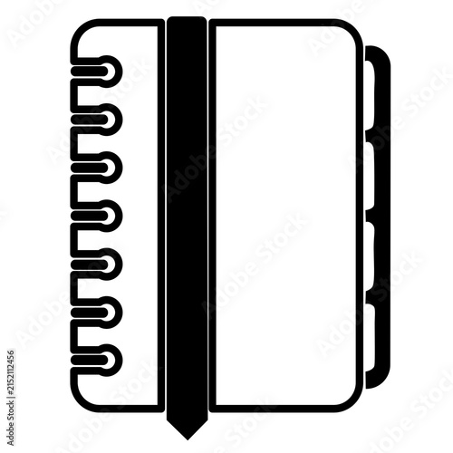 Quadro su tela vector book icon