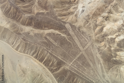 Aerial View of Nazca Lines, Peru - Ancient Geoglyphs