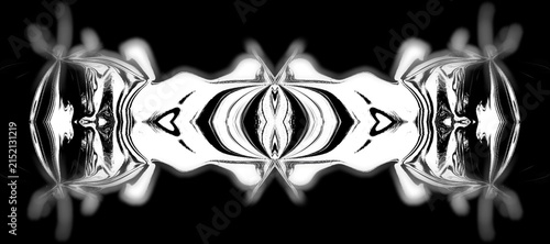 Cuadro en lienzo A complex symmetrical structure unfolds like an endless mirror