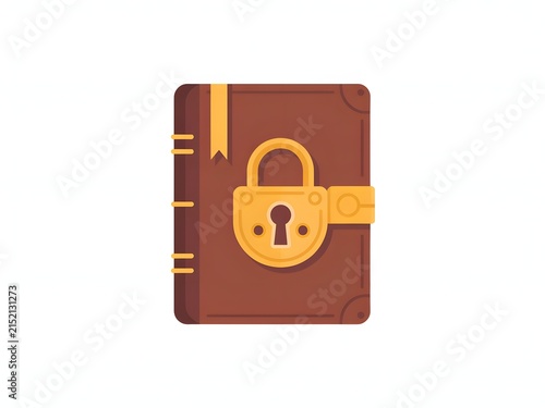 A locked wooden box symbolizing security and protection with a padlock