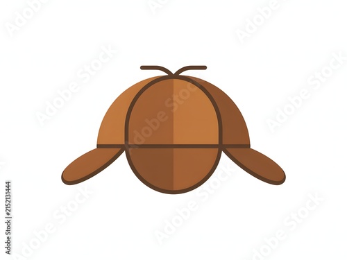 A stylized illustration of a cartoonish character with two heads and a single body