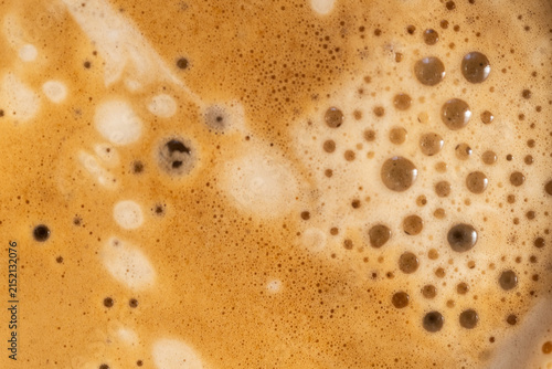 Fotografie close up of coffee foam