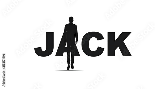 Silhouette of a man standing with arms crossed.