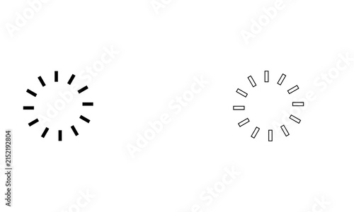 Circle Dashes Icon – Circular Dashed Line Symbol for Modern Graphic Design, UI Interface, Navigation, Decoration, and Infographic Elements