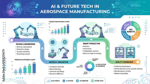 AI and future technology in aerospace manufacturing industry.