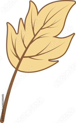 Autumn leaf logo template illustration icon design