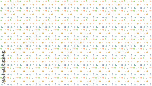 Abstract Colorful Dot Pattern Background Vector, Minimalist Design Template Illustration