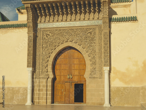 Quadro su tela Old gate of the medina in the city of Fez, Morocco.