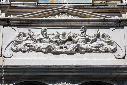 Detail of the Theatre Royal in Portsmouth, UK