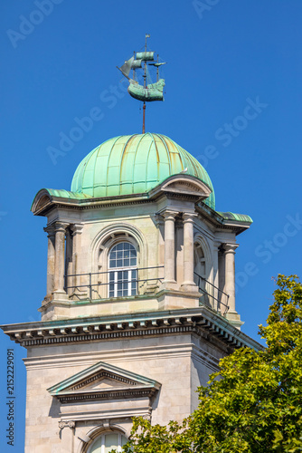 Detail of the Park Building of the University of Portsmouth, UK