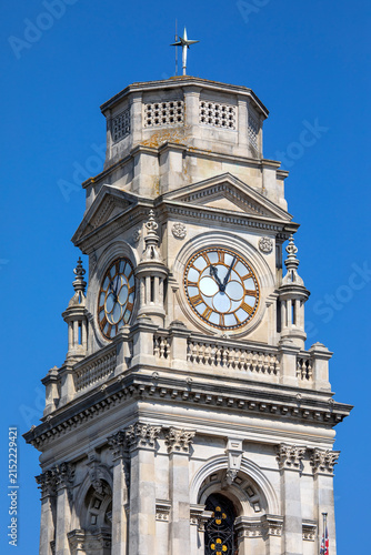 Portsmouth Guildhall Clocktower in Portsmouth, UK