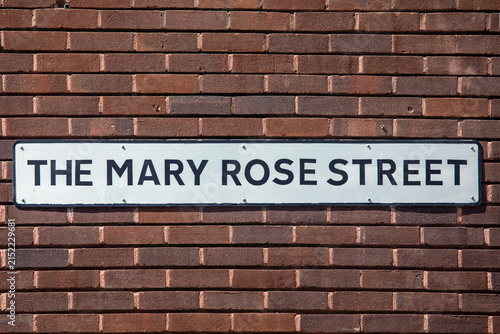 The Mary Rose Street in Portsmouth, UK