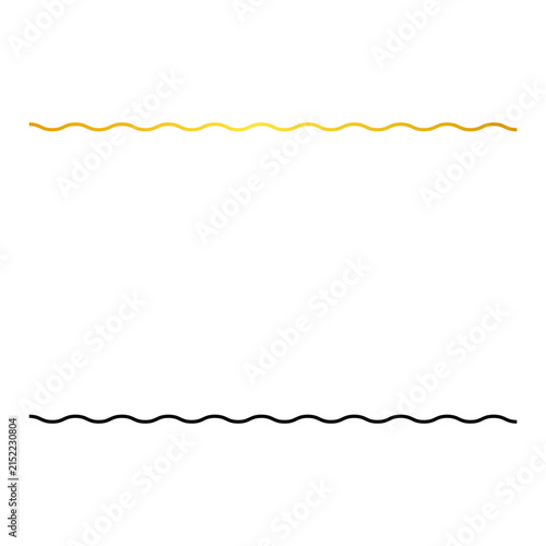 Elegant wavy divider line – Smooth flowing curves with a balanced rhythm, providing a graceful visual break between headings, sections, messages, and decorative compositions