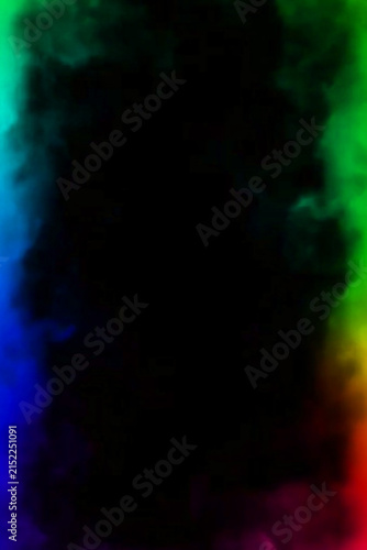 abstract colorful smoke