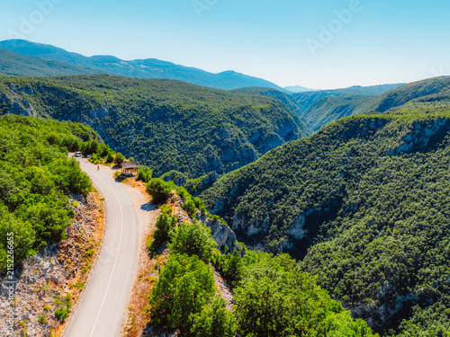 Cuadro en lienzo Canyon near Great Una Waterfalls in Bosnia and Herzegovina near Martin Brod
