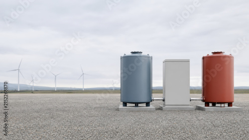 Redox Flow Battery Tanks for Large Scale Renewable Energy Storage