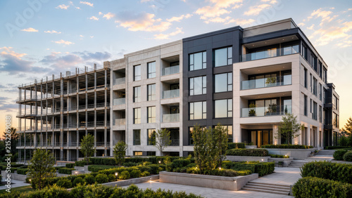 New Residential Development Completion Journey from Construction to Finished Apartments